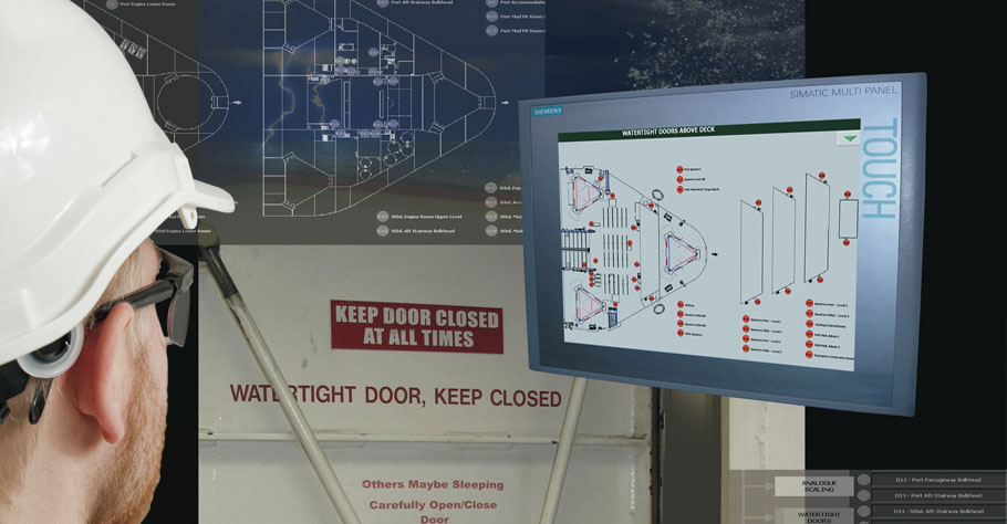 Water Tight Door Monitoring and Control